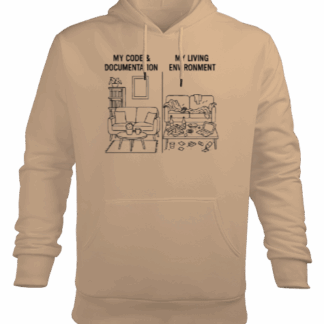 My Code & Documentation vs My Living Room Erkek Sweatshirt